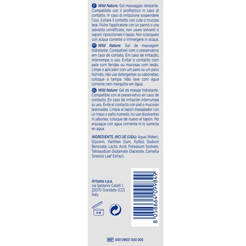 Wild Nature 3-in-1 Massage Gel 200ml