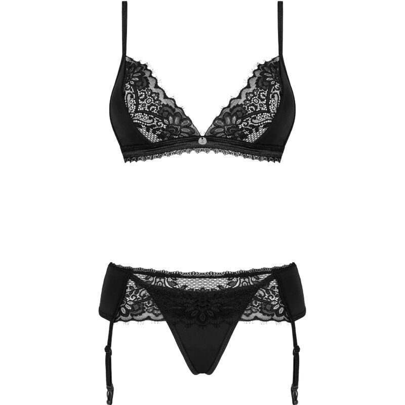 Conjunto de Lencería Maderris de 3 Piezas M/L