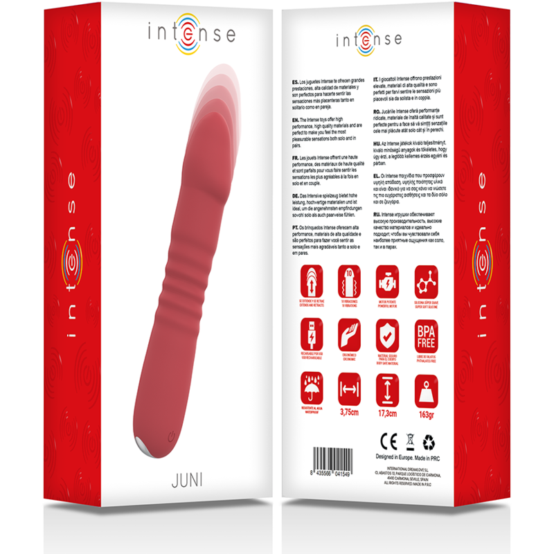 Juni Up & Down 10 Rojo Juguete Sexual Vibrador