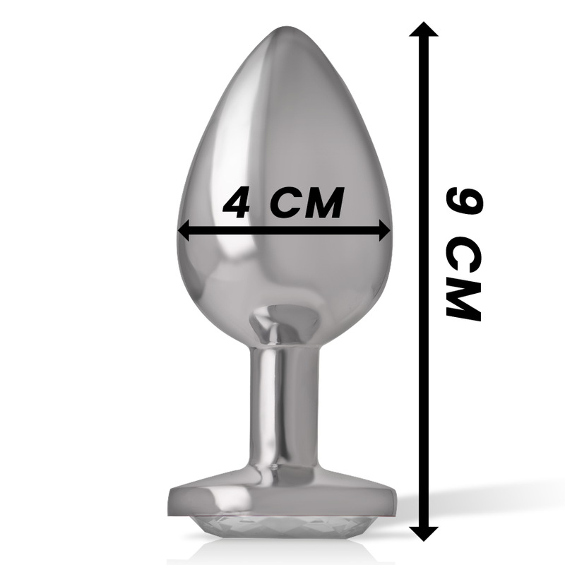 Large Heart-Shaped Metal Anal Plug