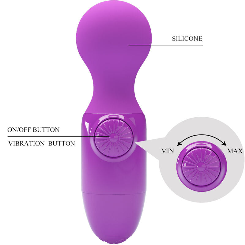 Discreet Purple Mini Personal Vibrator
