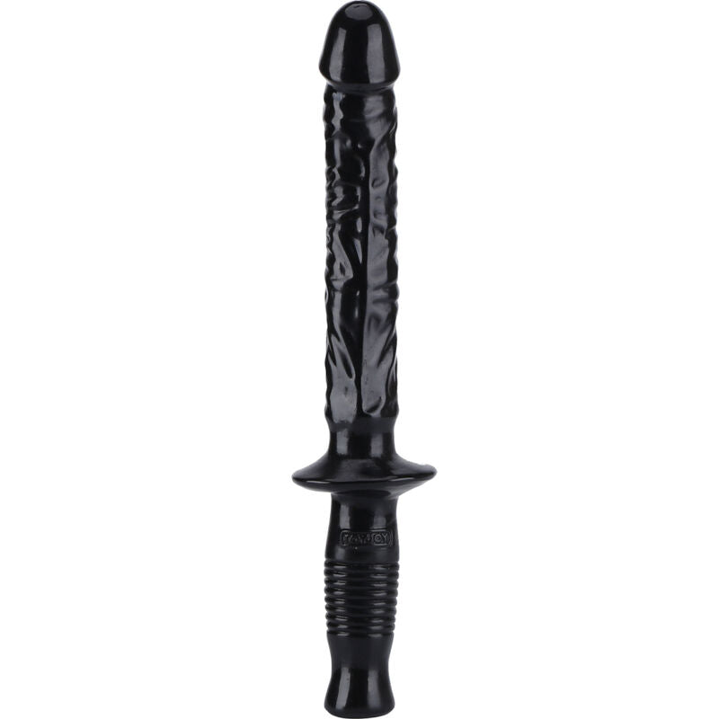 The Manhandler 38cm Black Dildo