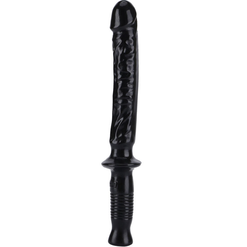 The Manhandler 38cm Black Dildo