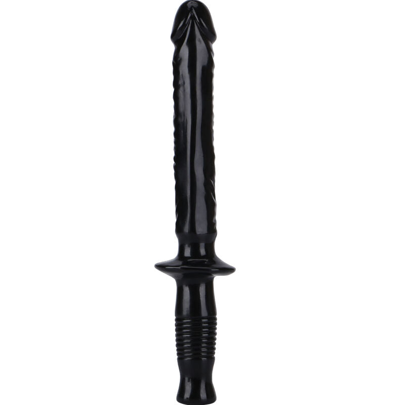 The Manhandler 38cm Black Dildo