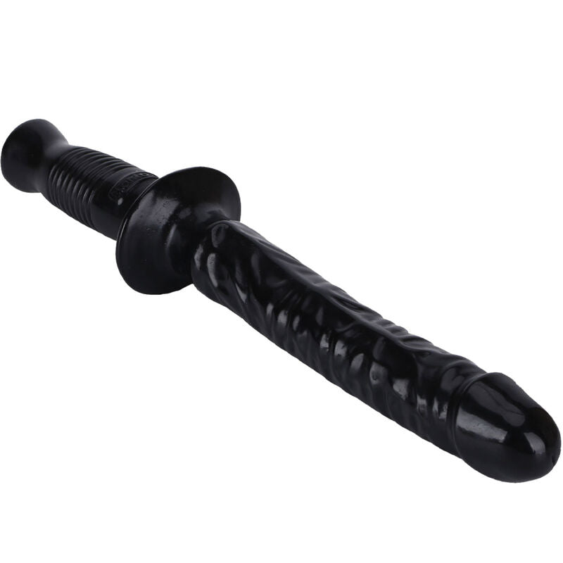 The Manhandler 38cm Black Dildo