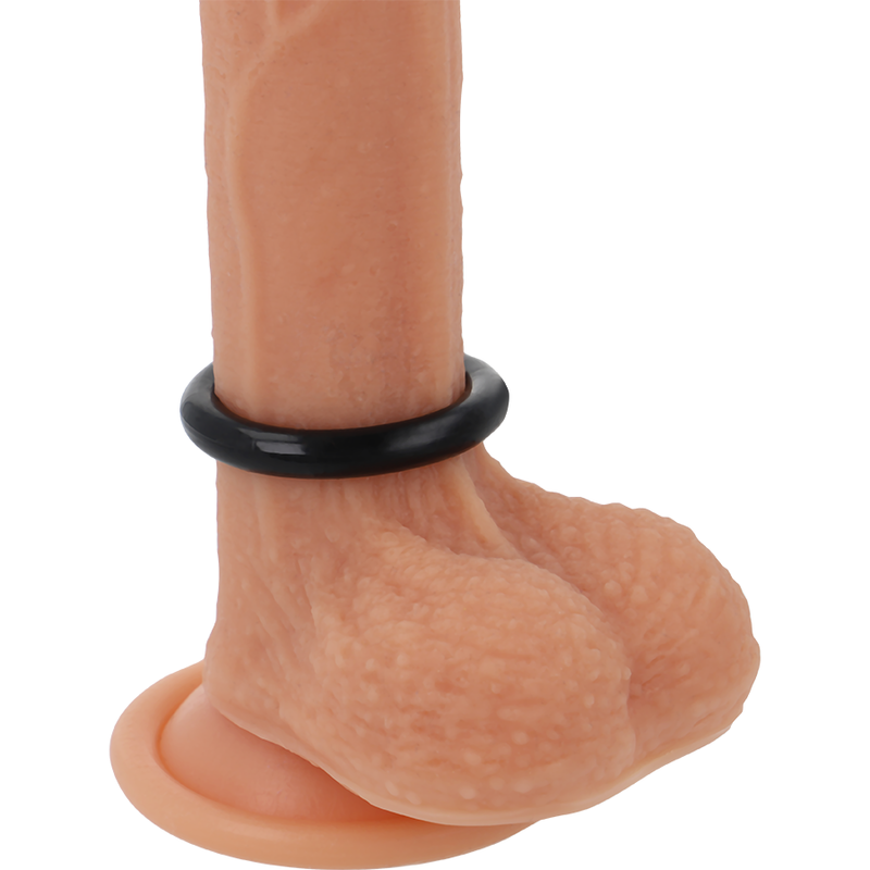 Anillo para Pene Negro Resistente y Flexible 3.5cm