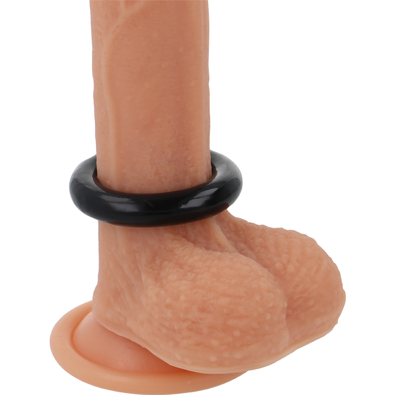Anillo para el Pene Negro Flexible 4.5Cm