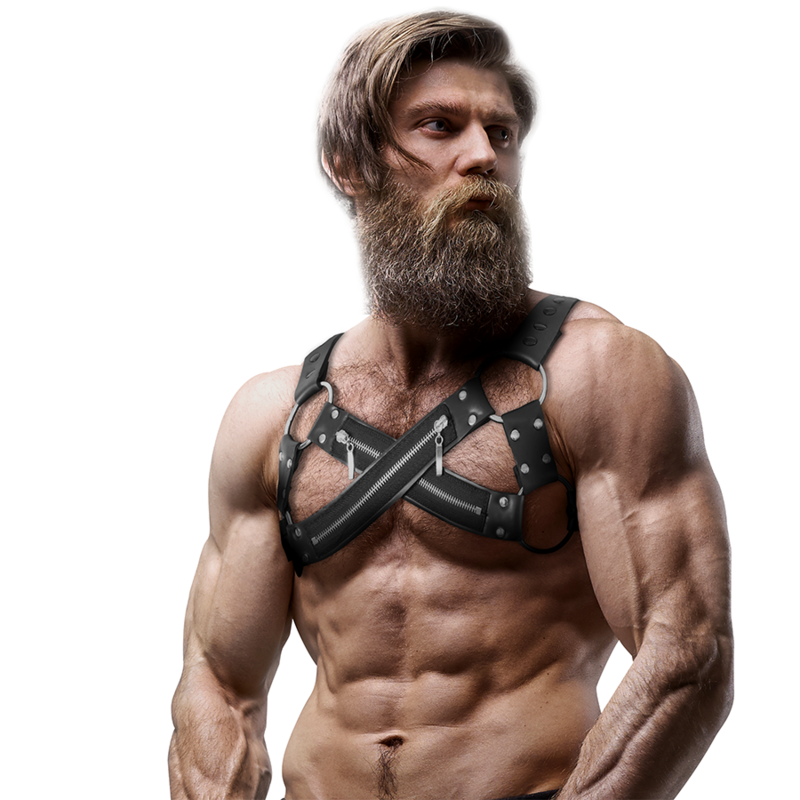 Men's Neoprene Cross-Over Chest Harness
