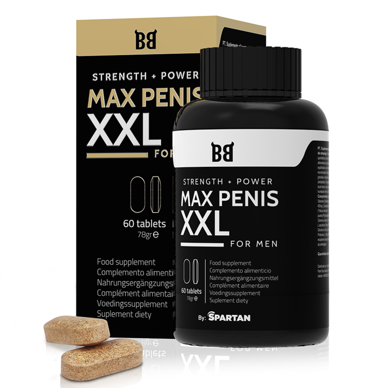 Píldoras Max Penis XXL para Mejora Masculina - 60 unidades