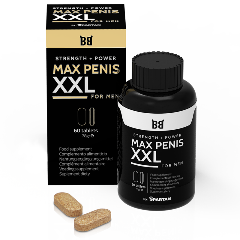 Píldoras Max Penis XXL para Mejora Masculina - 60 unidades