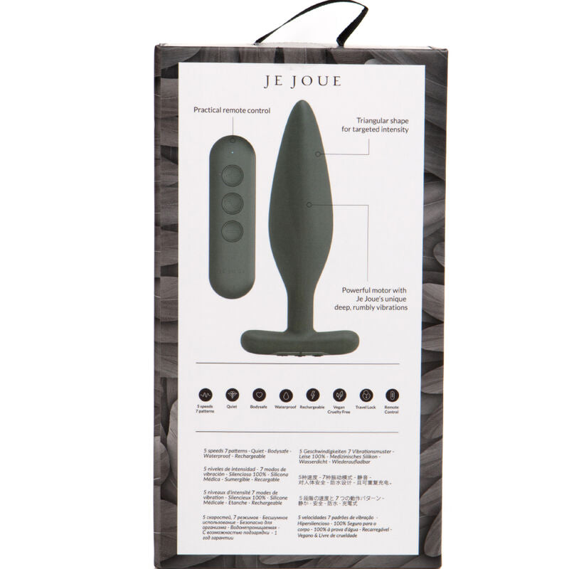 Egon Black Anal Vibrator Plug