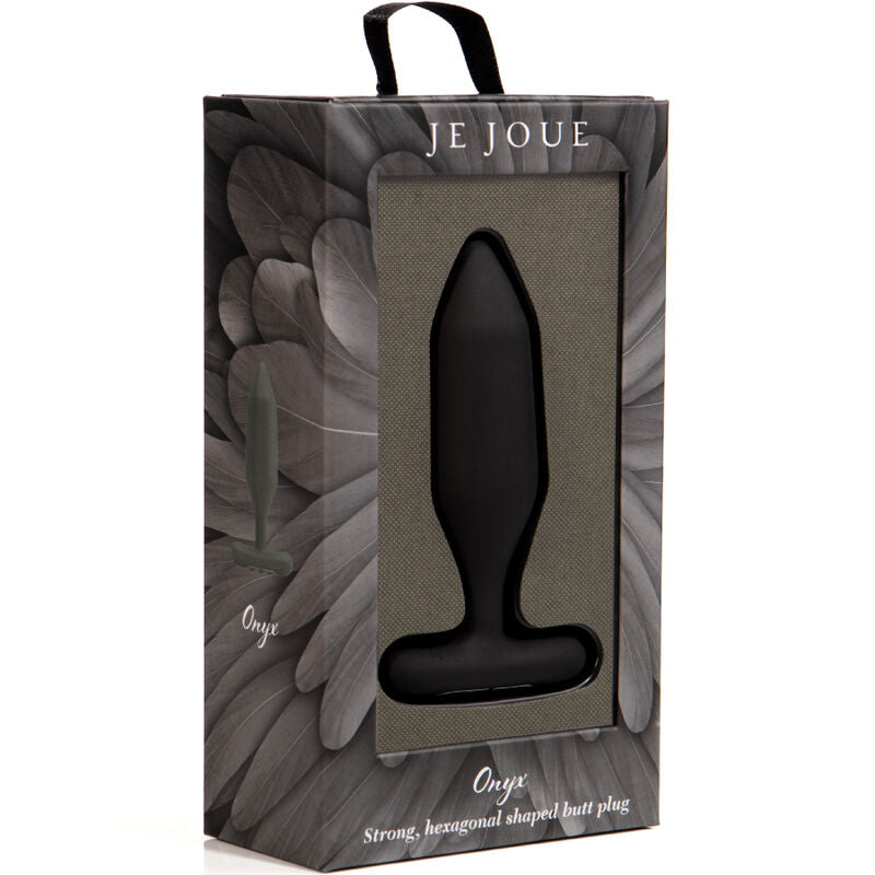 Onyx Black Vibrating Anal Plug