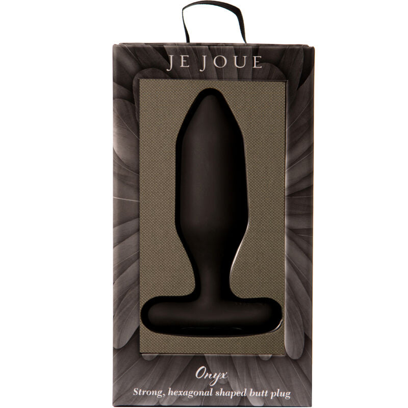 Onyx Black Vibrating Anal Plug