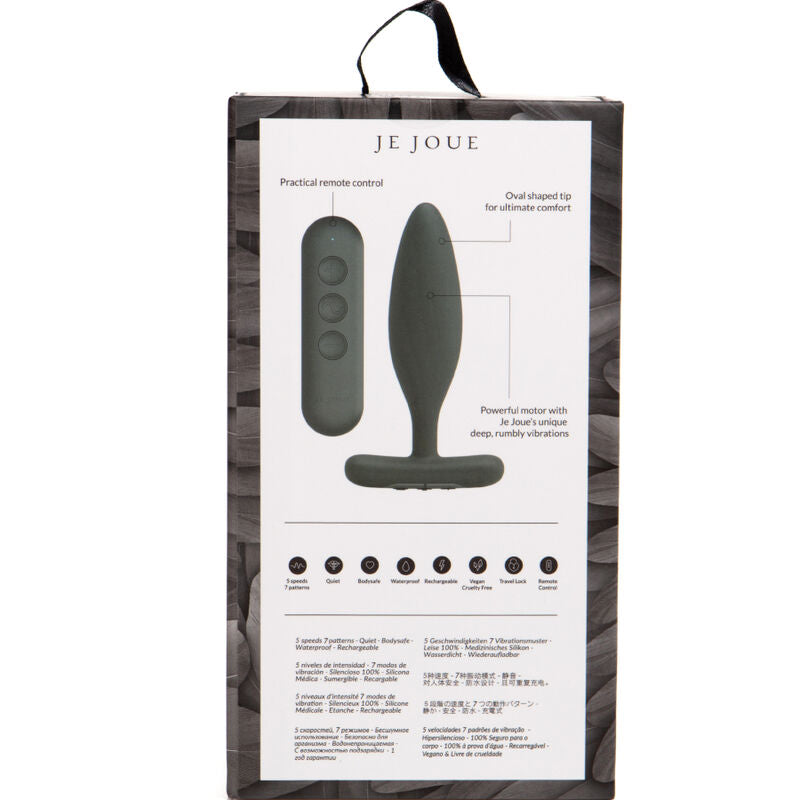 Plug Anal Vibrador Vesta - Negro