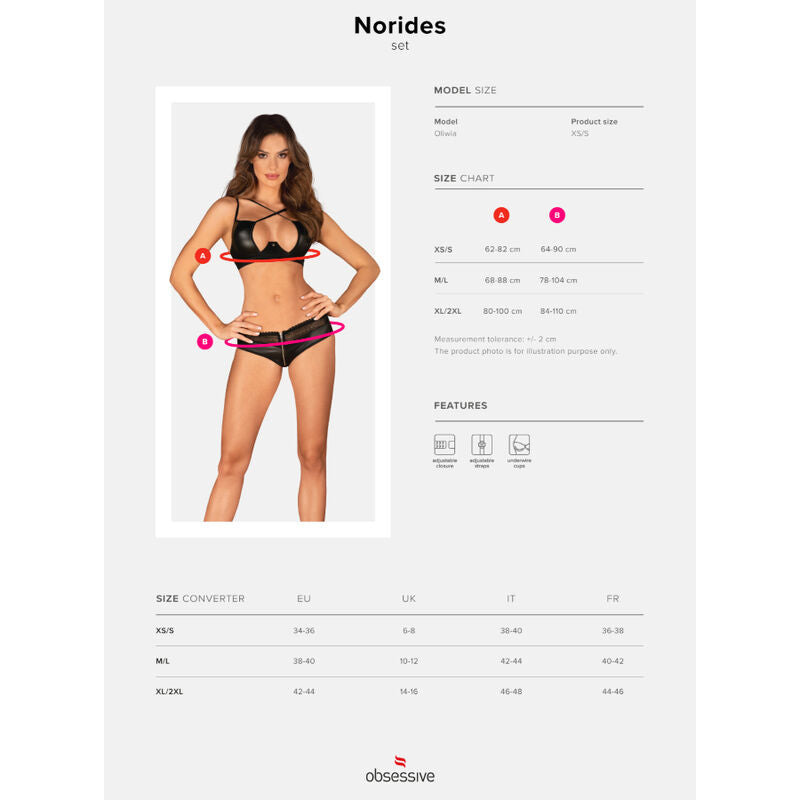 Norides Two-Piece Lingerie Set XS/S