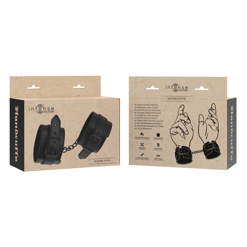 Vegan Leather Fetish Handcuffs