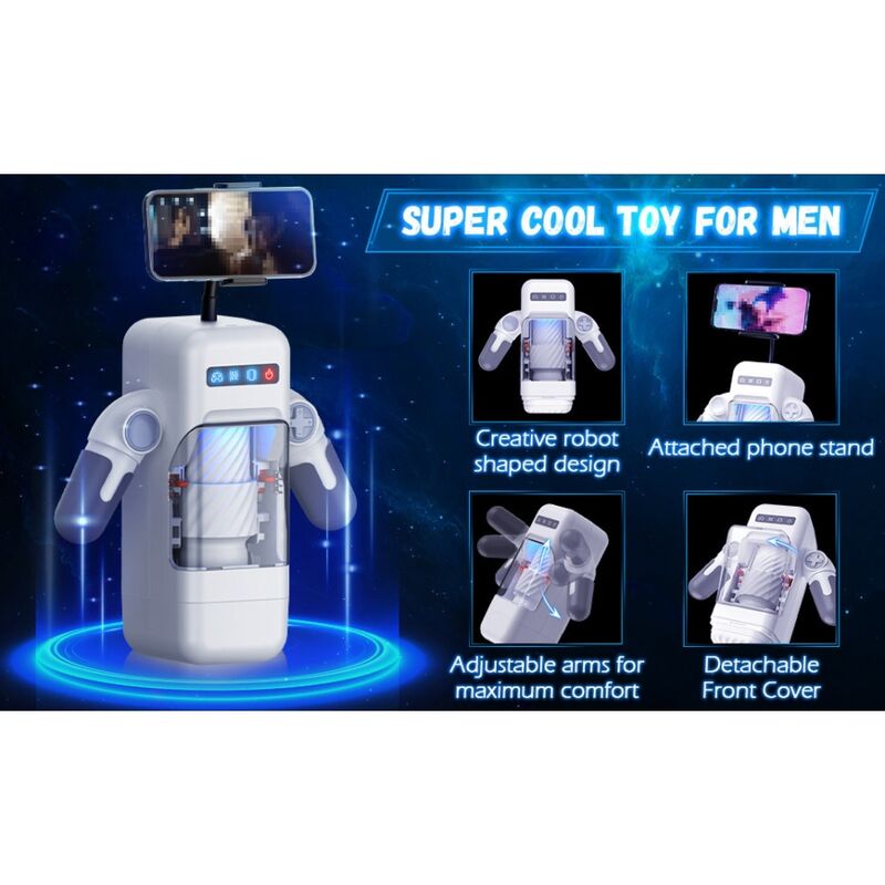 Thrusting Heated Vibrating Masturbator