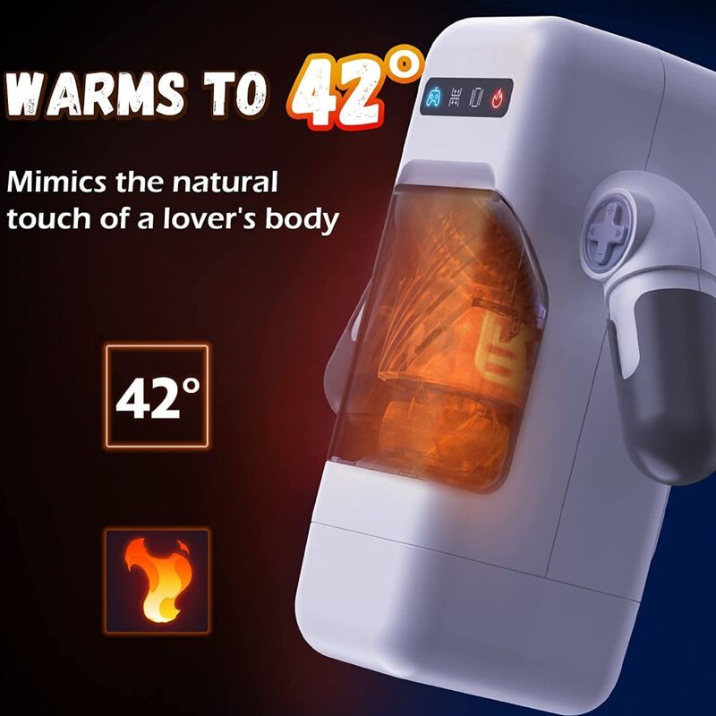 Thrusting Heated Vibrating Masturbator