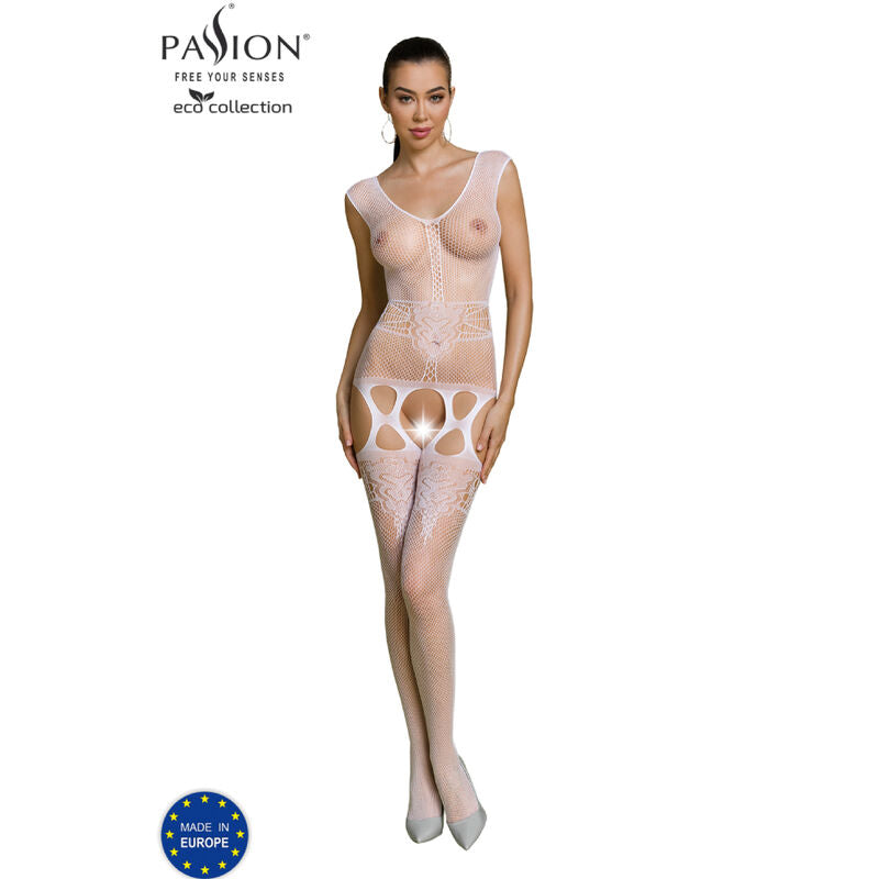 Bodystocking Branco da Coleção Eco BS014