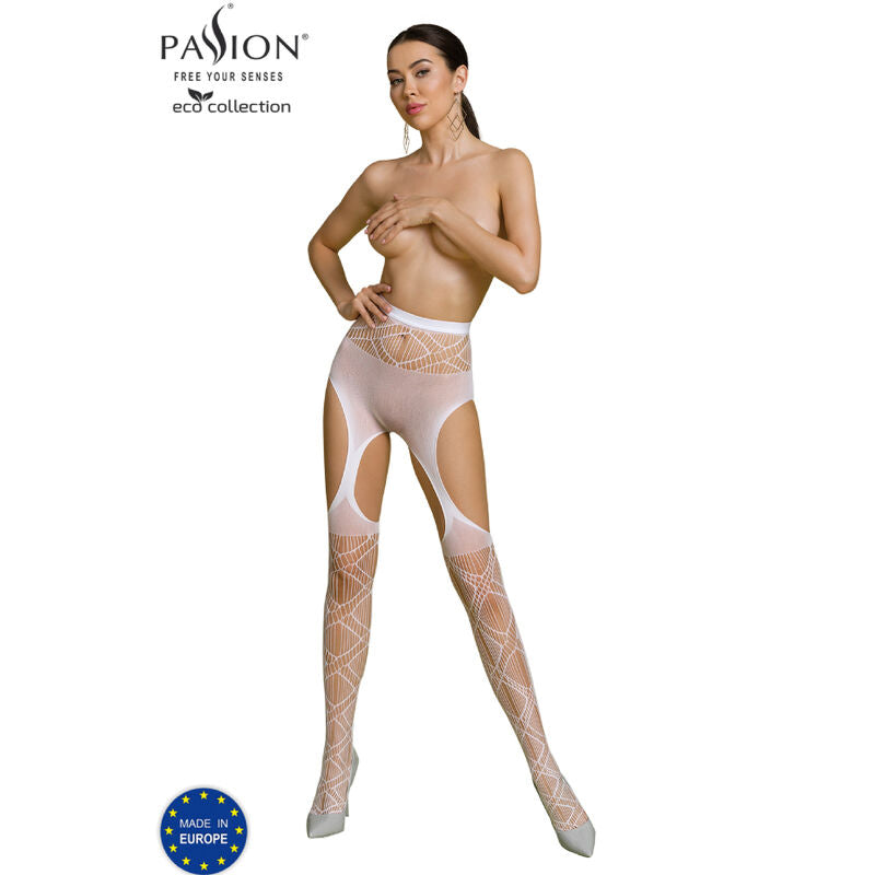 Eco S005 Body de Encaje Blanco