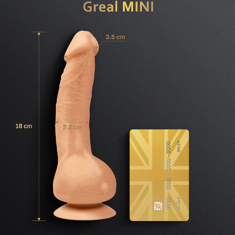 Greal Mini Silicone Vibrator Dildo