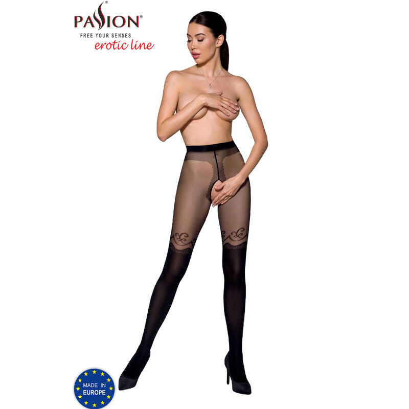 Tiopen 012 Black Half Tights 20/40 Den