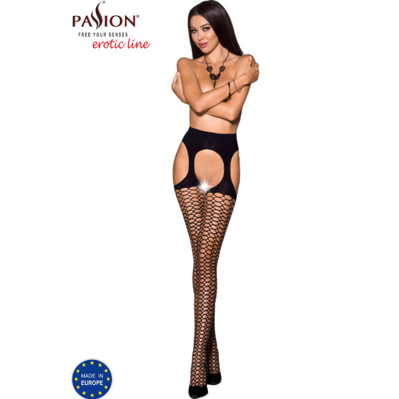 Tiopen 004 Sheer Black 3/4 Tights 40 Den