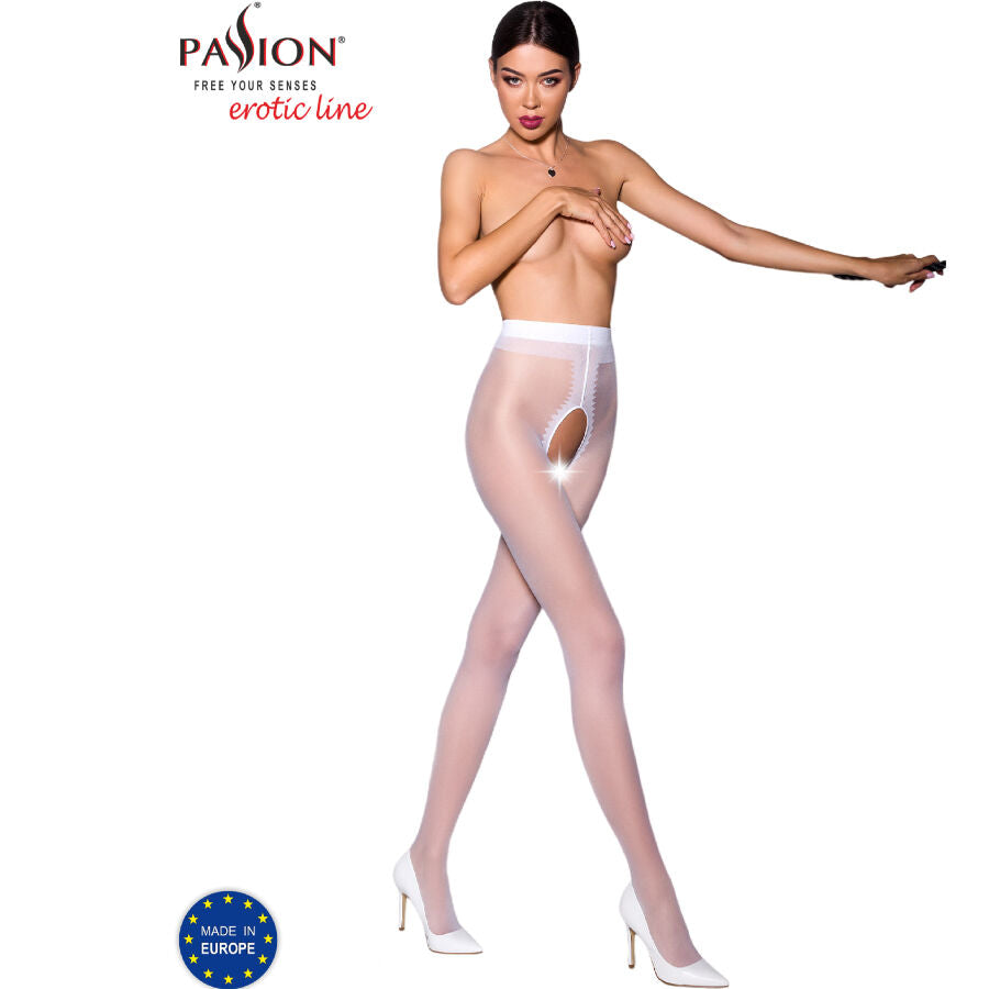 Tiopen 007 White 3/4 Tights 20 Den