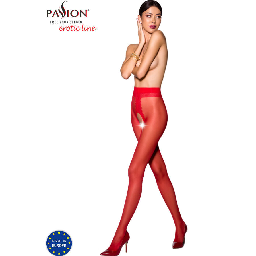 Tiopen 007 Medias Transparentes Rojas 20 Den