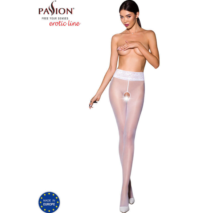 Tiopen 008 Sheer White 3/4 Tights
