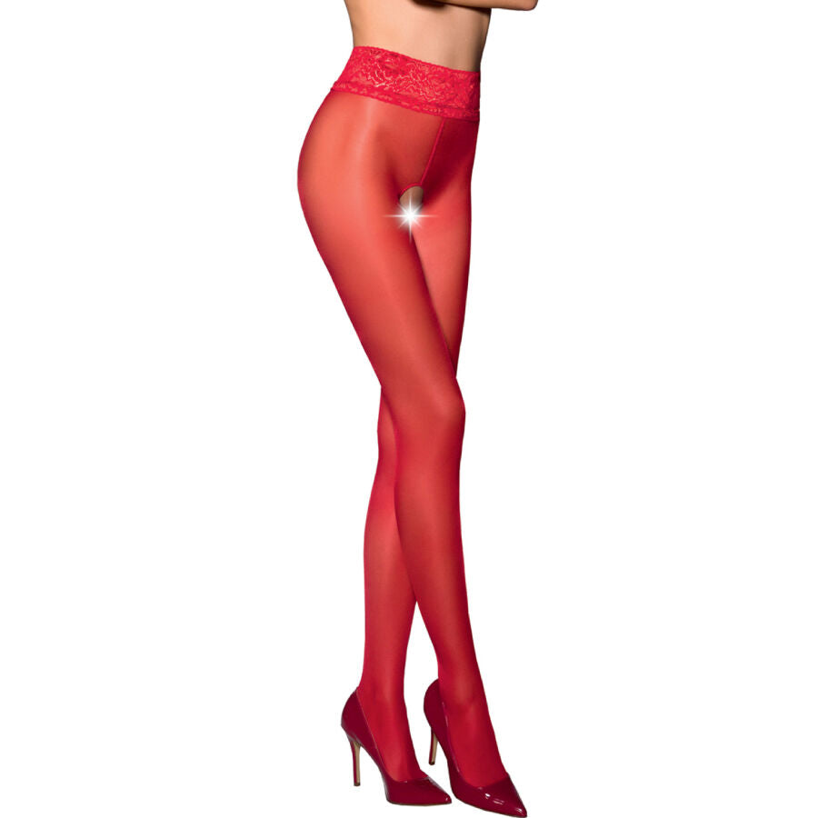 Tiopen 008 Collants Vermelhos 3/4 30 Den