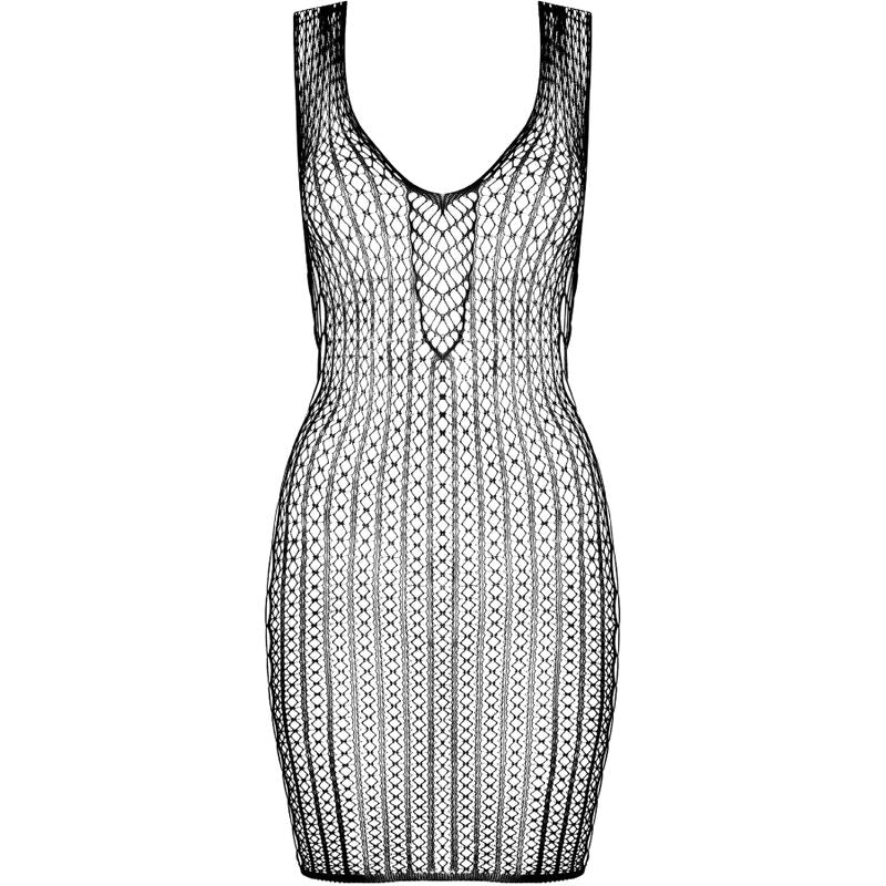 Bodystocking de Rejilla Negro Talla Única