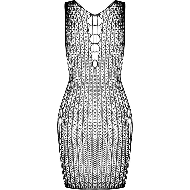 Bodystocking de Rejilla Negro Talla Única