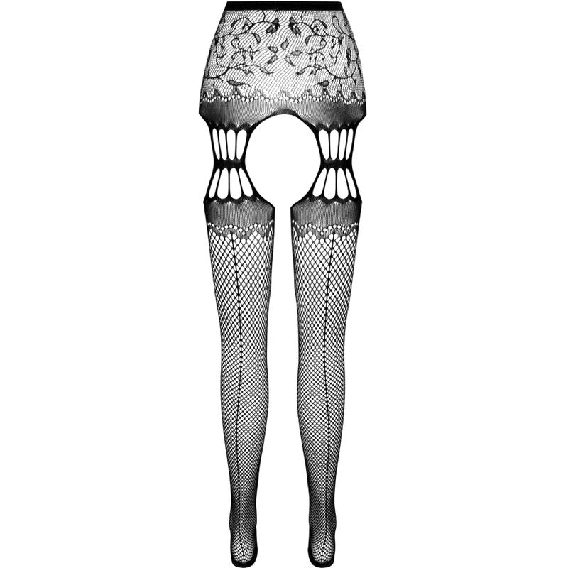 Black Tights With Garter - S027