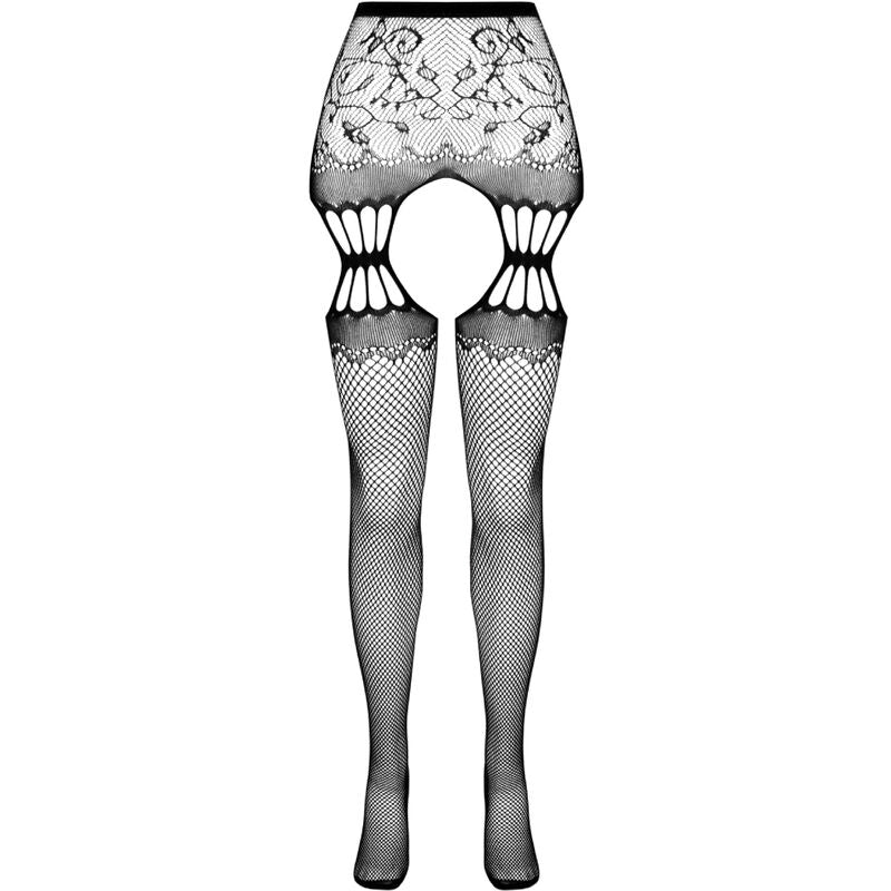 Black Tights With Garter - S027