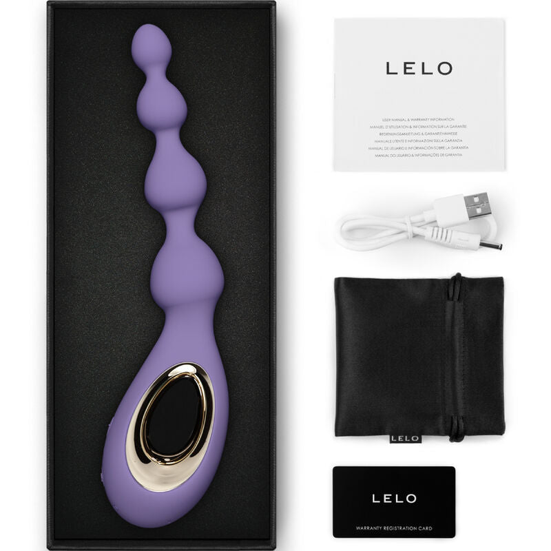 Masajeador Anal Violeta Soraya Beads