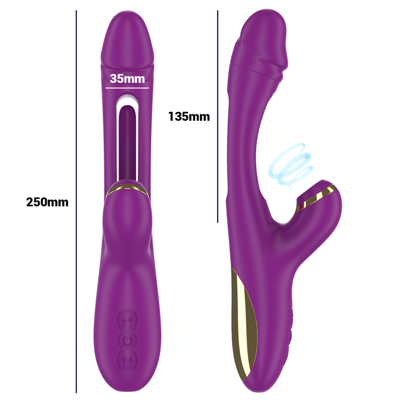 Ateneo Rechargeable Vibrator - 7 Modes