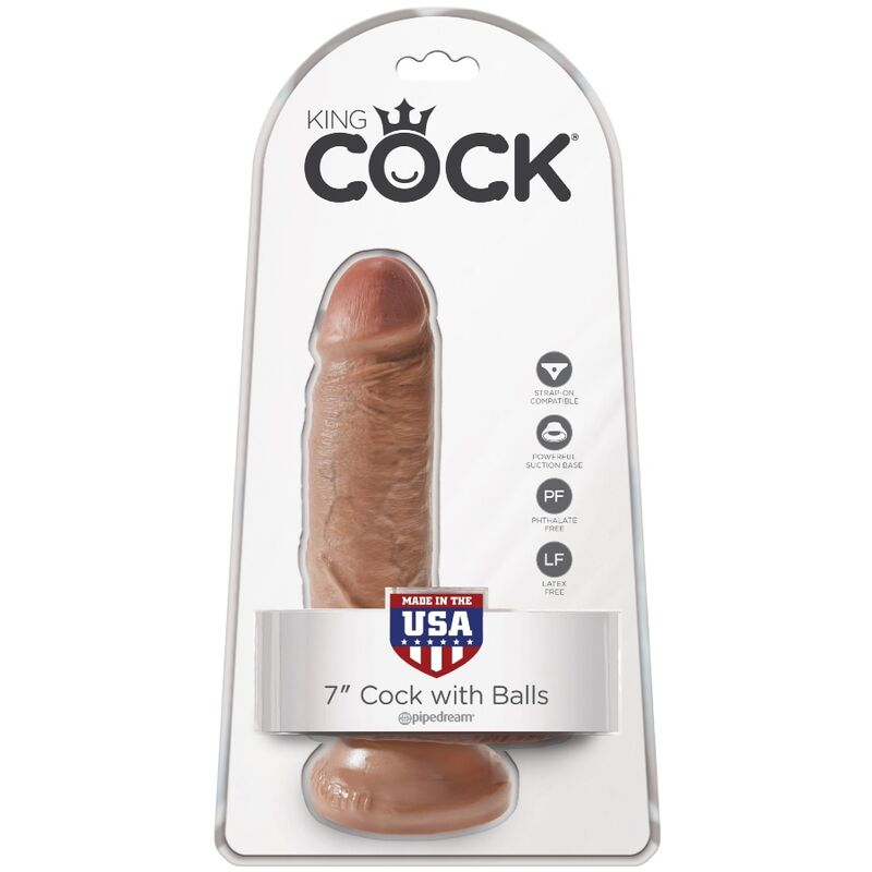 Caramel Realistic Dildo with Balls 13.2cm