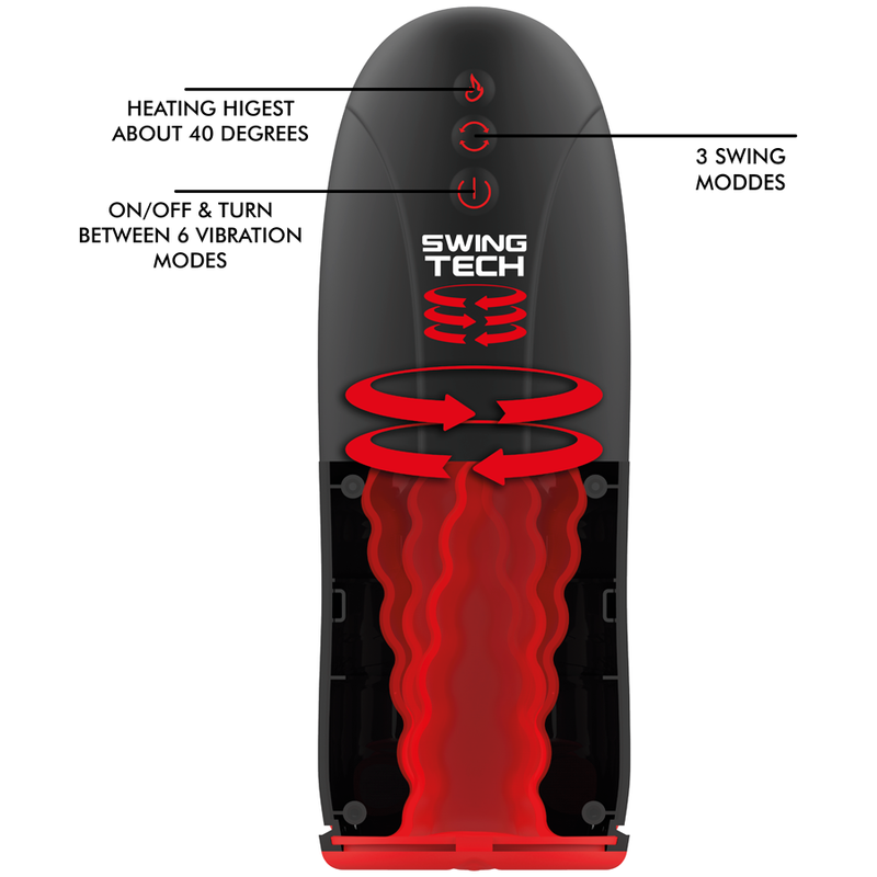 Swing-R Heating Vibrating Masturbator