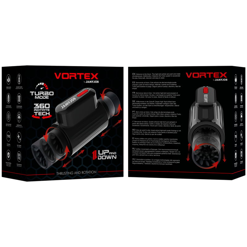 Vortex Turbo Mode Rotating Masturbator