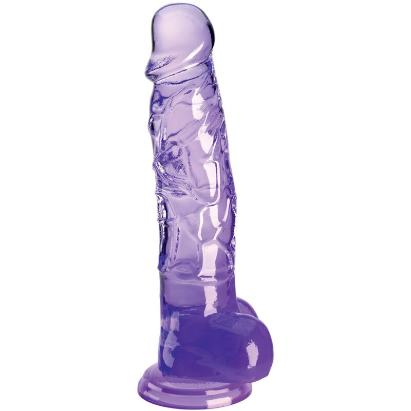 Realistic Clear Purple Dildo 16.5cm