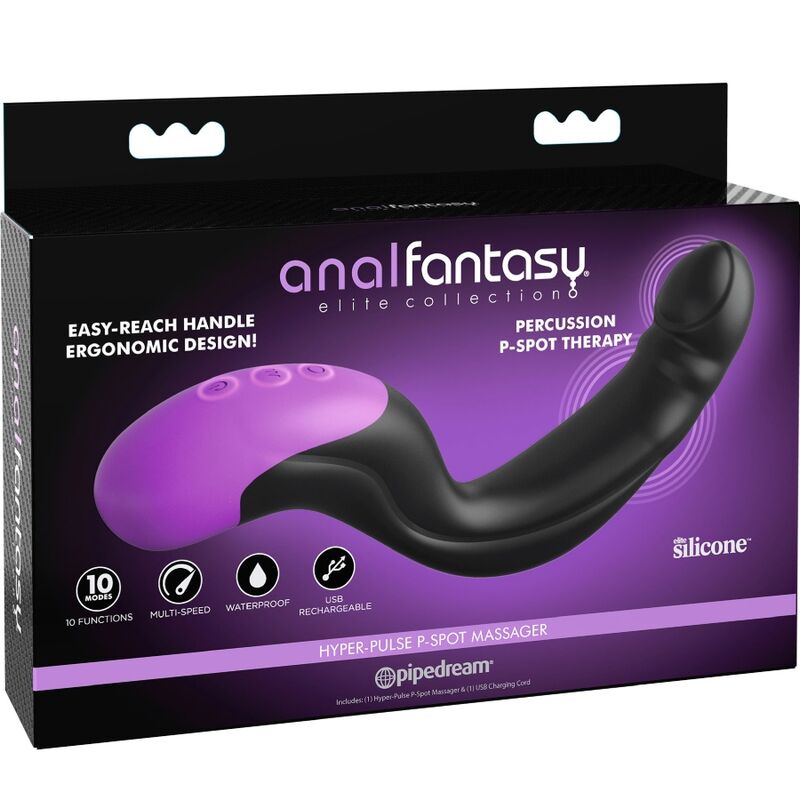Masajeador Anal de Punto P con Hiper-Pulso