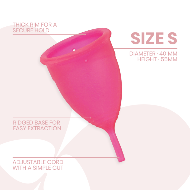 Copa Menstrual de Silicona Grado Médico Talla S