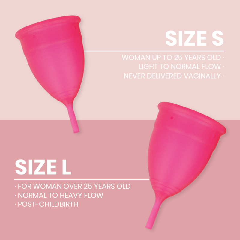 Copa Menstrual de Silicona Grado Médico Talla S