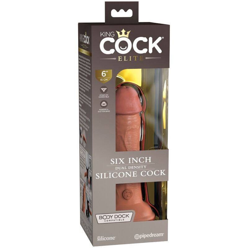 Elite Realistic Silicone Dildo 15.2cm
