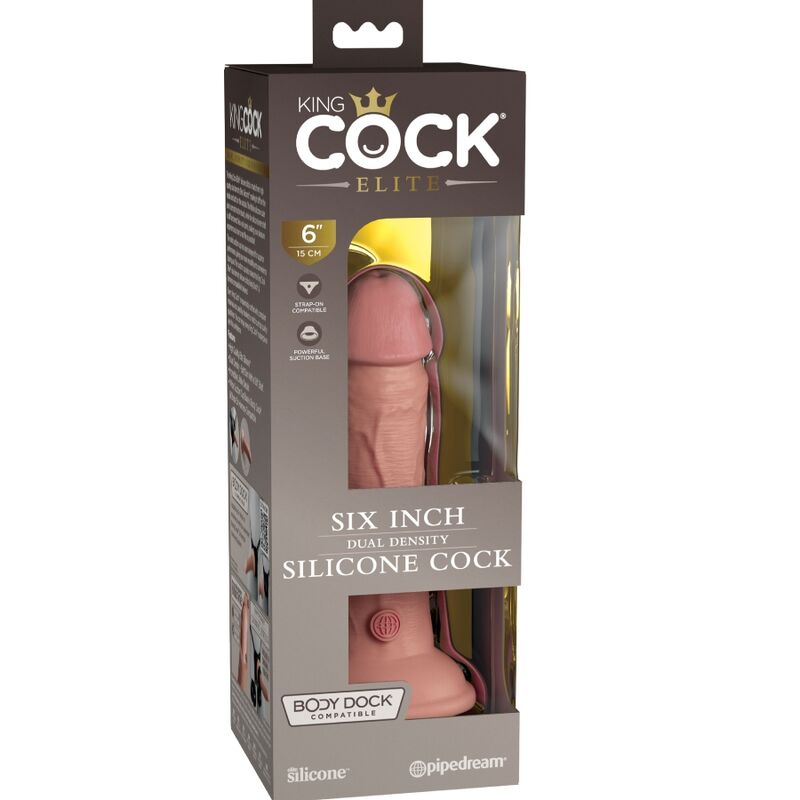 Dildo Realista de Silicona Elite 15.2cm