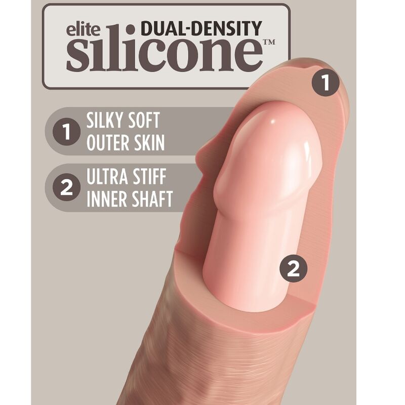 Dildo Realista de Silicona Elite 15.2cm