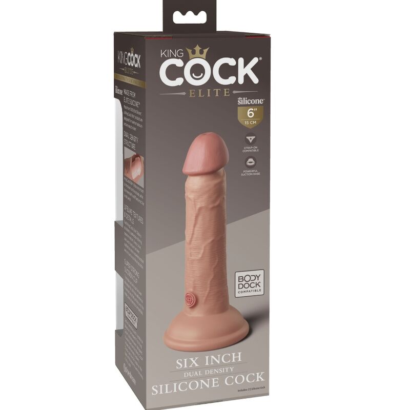 Dildo Realista de Silicona Elite 15.2cm