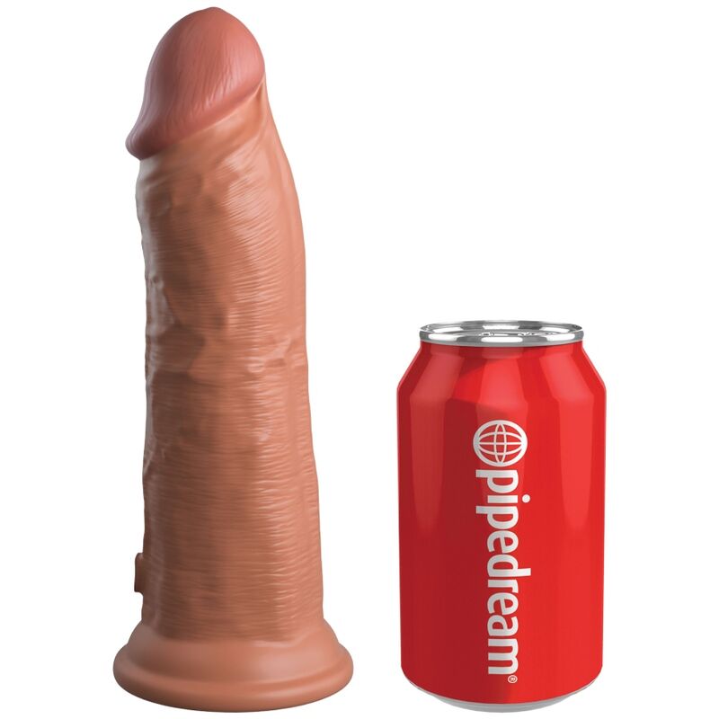 Elite Realistic Silicone Dildo 20.3cm Caramel