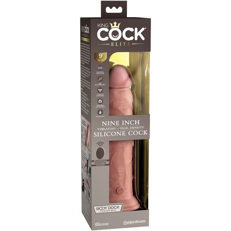 Elite 23cm Realistic Vibrating Dildo